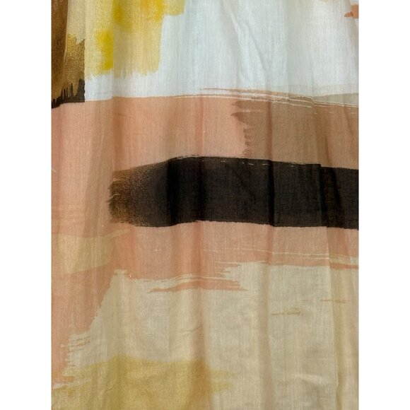 Lane Bryant Dress Coral Multicolor Halter Tie Neck Maxi Sleeveless Boho Sz 14/16 - Picture 2 of 8